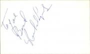 Richard Lynch d. 2012 Actor Battlestar Galactica Signed 3" x 5" Index Card