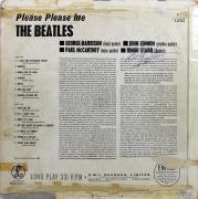 Ringo Starr The Beatles Signed Please Please Me Album Cover BAS #A81093
