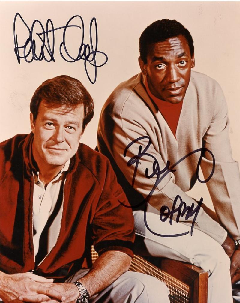 Robert Culp Bill Cosby I Spy S Vintage Signed Autographed