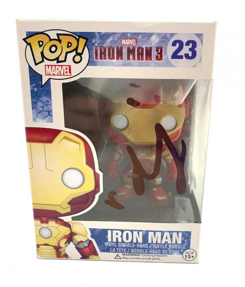 Robert Downey Jr  Signed Autograph Marvel Iron Man Funko Pop Beckett Bas 1