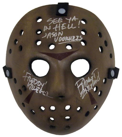 Robert Englund "Freddy Krueger" Signed Jason Voorhees Hockey Mask A