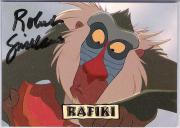 ROBERT GUILLAUME (VOICE of RAFIKI) in "THE LION KING" Signed SKYBOX WALT DISNEY CARD # 72