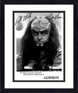 Robert O'Reilly as Gowron AUTOGRAPHED 8"x10" Photo Star Trek Deep Space Nine 