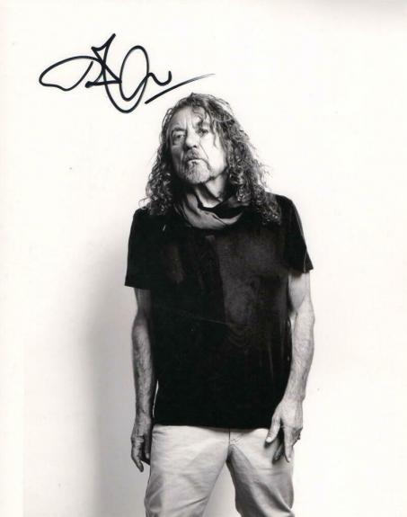 Robert Plant Signed Autograph 8x10 Photo - Iconic Led Zeppelin Frontman W/ Jsa