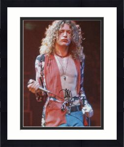 Robert Plant Signed Autograph 8x10 Photo - Led Zeppelin Iii, Very Rare W/ Jsa