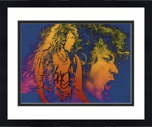 Robert Plant Signed Autograph 8x10 Photo - Legendary Led Zeppelin Singer, Rare!