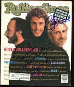 Roger Daltrey & John Entwistle Signed Rolling Stone Magazine Cover PSA #AB03369