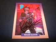 Roger Glover Deep Purple 1991 RockCards #157 RARE Signed Authentic Autograph M7