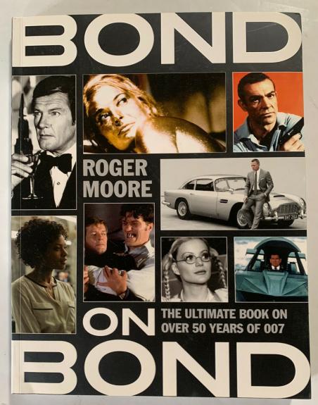 Roger Moore James Bond On Bond 007 Signed Autographed Book PSA Certified