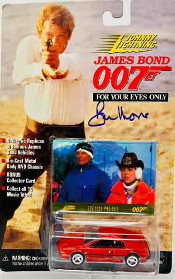 Roger Moore Signed James Bond 007 Die Cast Car - Autographed PSA DNA