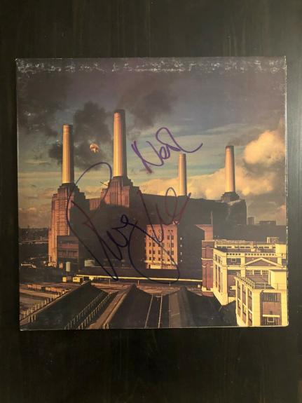 Roger Waters & Nick Mason Signed Autograph - Vinyl Album Record Lp - Pink Floyd