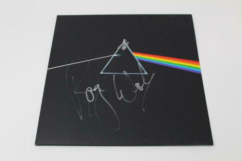 Roger Waters Signed Autograph Album Record Dark Side Of The Moon Pink Floyd Real