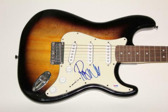 Roger Waters Signed Autograph Fender Brand Electric Guitar - Pink Floyd Wall Psa