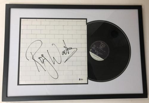 Roger Waters Signed Pink Floyd The Wall Album Framed Vinyl Album Beckett