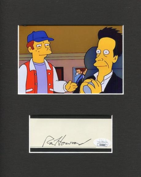 Ron Howard Director Happy Day The Simpsons Signed Autograph Photo Display JSA