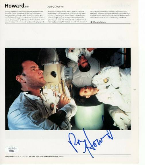 Ron Howard Signed Autographed Book Page Photo Apollo 13 Director JSA II59218