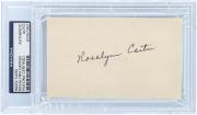 Rosalynn Carter Slabbed Cut Autograph - PSA 83357362