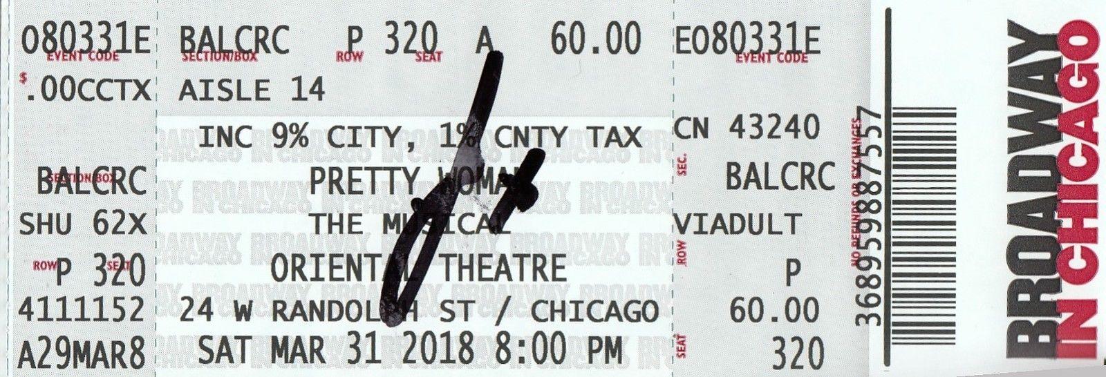 Samantha Barks Signed Pretty Woman The Musical