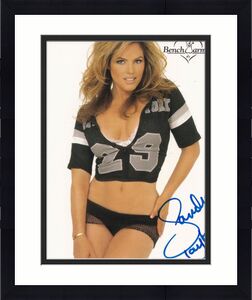 Sandra Taylor Signed 2003 Bench Warmer Card #3 Playboy Magazine Model Autograph