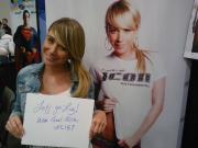 Sara Jean Underwood Hand Written Liz Carmouche Signed 8x10 UFC 157 PSA/DNA COA