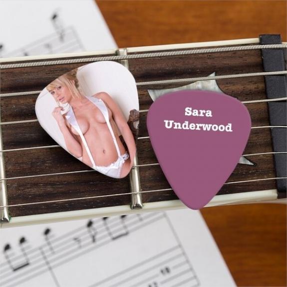 Sara Jean Underwood Official Limited Edition Guitar Pick Playboy Model Picture 2
