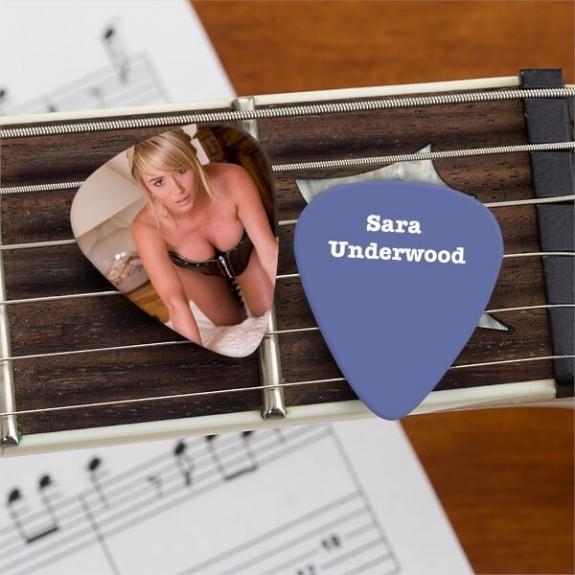Sara Jean Underwood Official Limited Edition Guitar Pick Playboy Model Picture 3