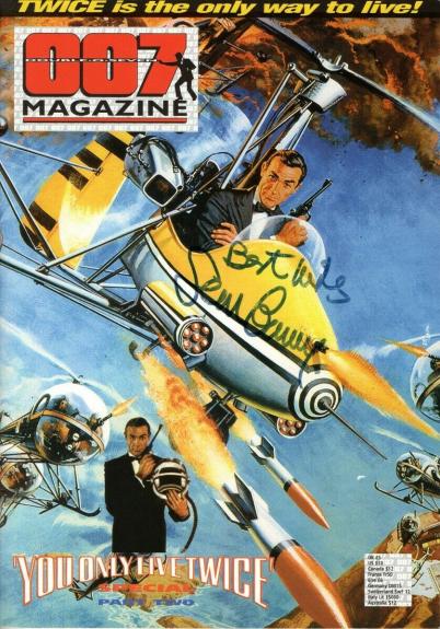 Sean Connery Signed Autographed 007 Magazine James Bond Beckett LOA BAS BA91013