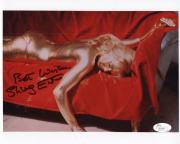 SHIRLEY EATON HAND SIGNED 8x10 PHOTO    007      SEXY POSE AS GOLDFINGER     JSA