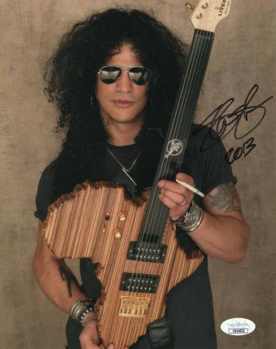 Slash Signed Autograph 8x10 Photo - Guns N Roses Guitar God, Very Rare! W/ Jsa