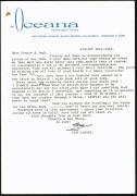 Stan Laurel Signed 7.25x10.5 1961 Oceana Hotel Letter PSA/DNA #Z08546