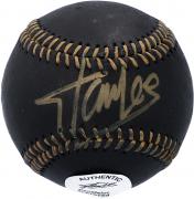 Stan Lee Marvel Autographed Black MLB Baseball - JSA