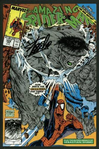 Stan Lee Signed Amazing Spider-Man #328 Comic Book The Hulk PSA/DNA #W18726