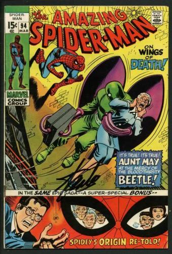 Stan Lee Signed Amazing Spider-Man #94 Comic Book The Beetle PSA/DNA #W18601