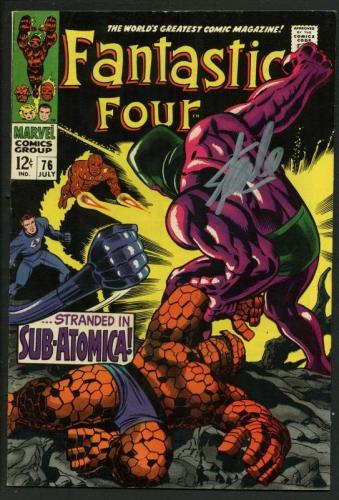 Stan Lee Signed Fantastic Four #76 Comic Book Sub-Atomica PSA/DNA #W18834