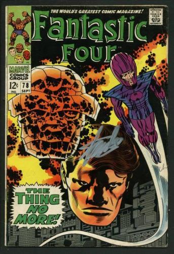Stan Lee Signed Fantastic Four #78 Comic Book The Thing No More PSA/DNA #W18836