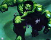 Stan Lee Signed Incredible Hulk 16x20 Photo