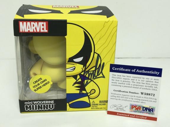 Stan Lee Signed Marvel Create Your Own Wolverine Munny Figure PSA W59872