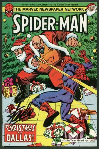 Stan Lee Signed Spider-Man Comic Book Dallas Herald Promo Kingpin PSA #W18728