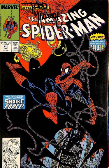 Stan Lee & Todd McFarlane Signed The Amazing Spider-Man #310 Comic BAS #E35328