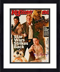 Star Wars Daisy Ridley Signed Rolling Stone Magazine PSA DNA Sticker Only