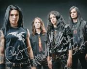 STARKILL group signed MUSIC 8X10 photo W/COA *FIRES OF LIFE* (Heavy Metal) #1