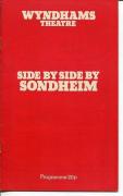 Stephen Sondheim Millicent Martin Side By Side By Sondheim British 1976 Playbill