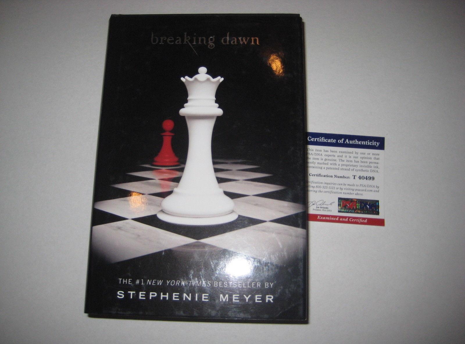 Stephenie Meyer Signed Breaking Dawn Hardcover Book W Psa Coa 1st Edition