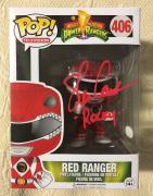 Steve Cardenas Signed Autographed  Red Ranger  Funko Pop JSA COA 1