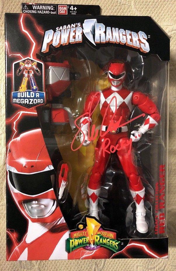 Steve Cardenas Signed Red Ranger Power Rangers Legacy Figure Jsa Coa