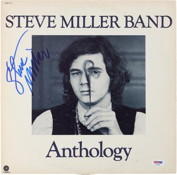 Steve Miller Autographed Anthology Album - PSA