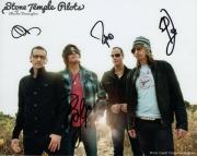 Stone Temple Pilots Band Autographed 8X10 Photo Chester Bennington JSA BB59748
