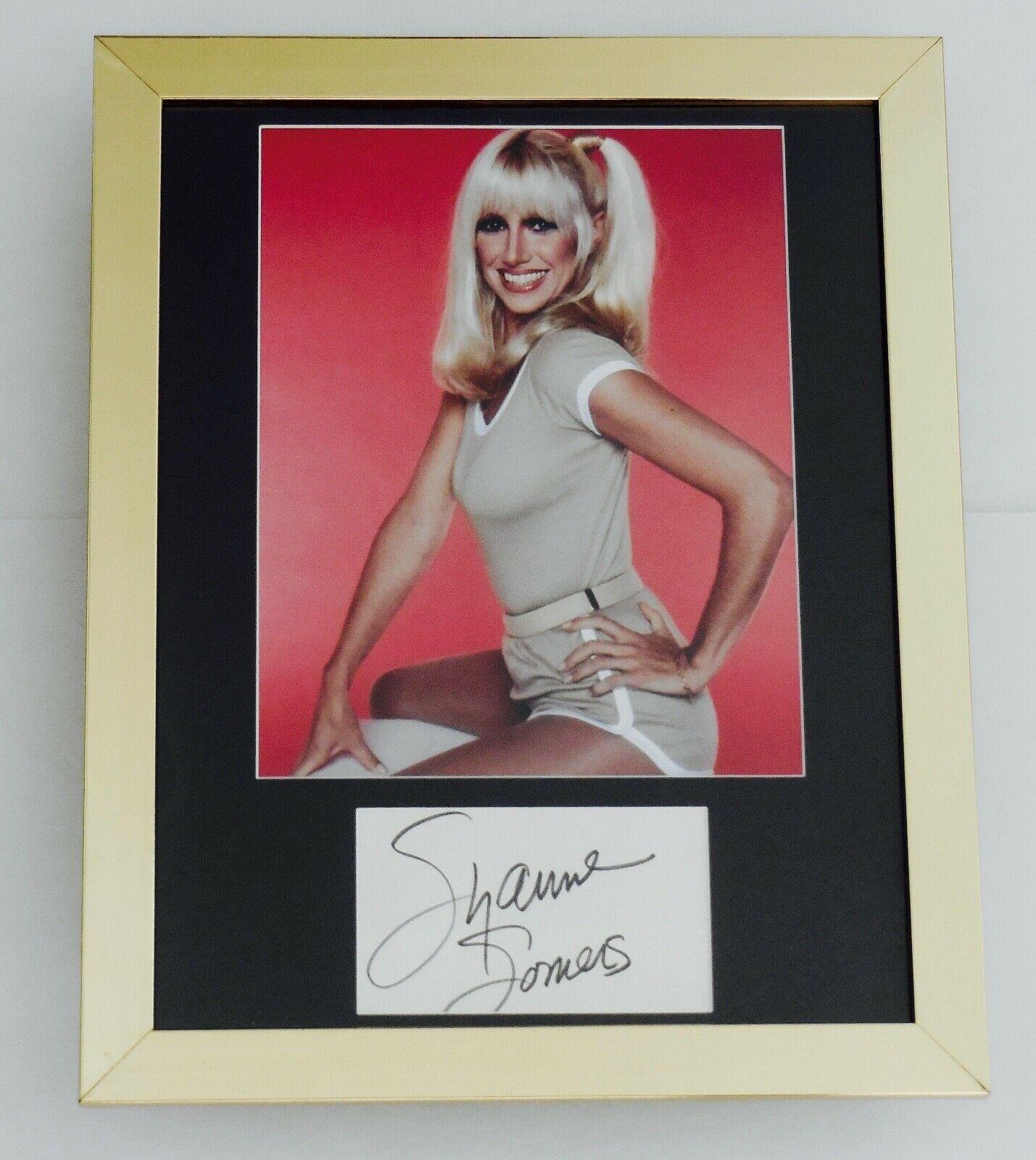 Suzanne Sommers Autographed 8x10 Photo Display Framed And Matted Three