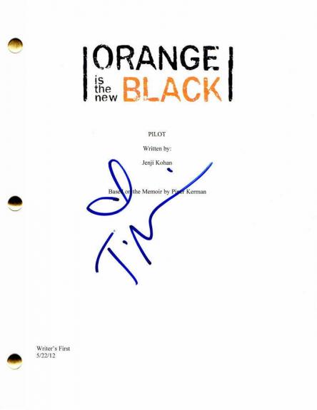 Taryn Manning Signed Autograph - Orange Is The New Black Pilot Script -uzo Aduba