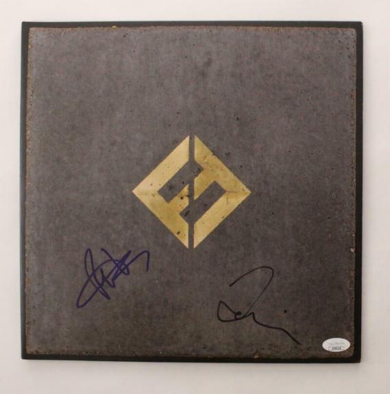 Taylor Hawkins & Pat Smear Signed Autograph Album Vinyl Record Foo Fighters Jsa